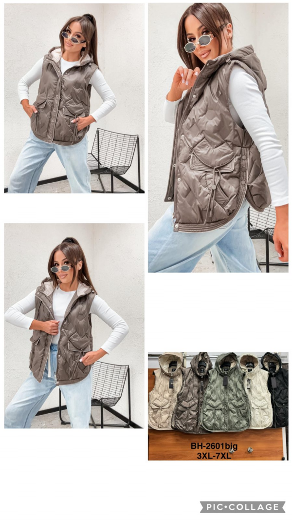 Kamizelki damkie Roz 3XL-7XL, 1 Kolor Paczka 5 szt